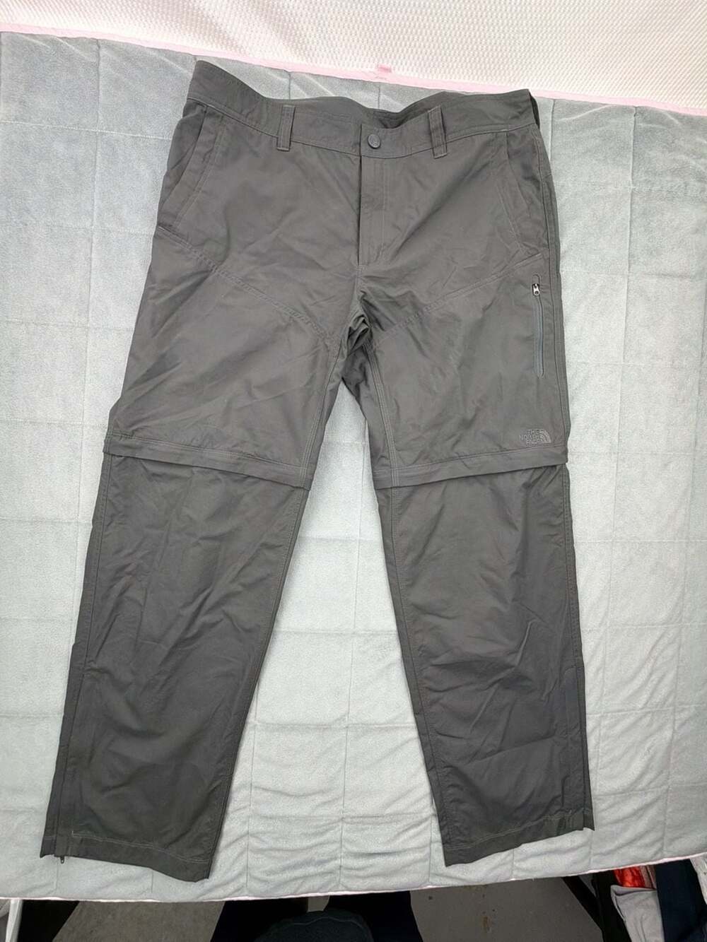 The North Face Cresta Convertible Zip-Off Hiking Pants Gray 38x32
